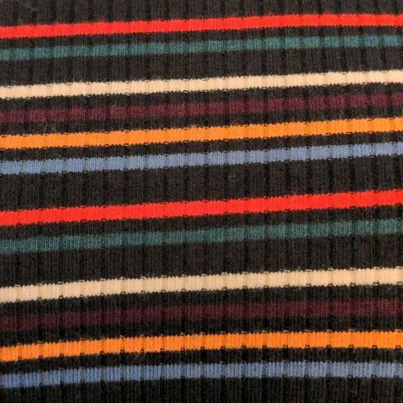 2 for $20 Wild Fable Striped Long-Sleeve Stretch Dress Sz M - Picture 4 of 7